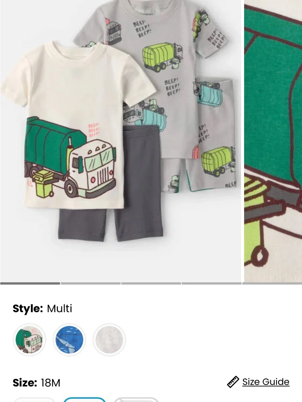 Carter's 12 Piece Kids Pajama Set size 2T